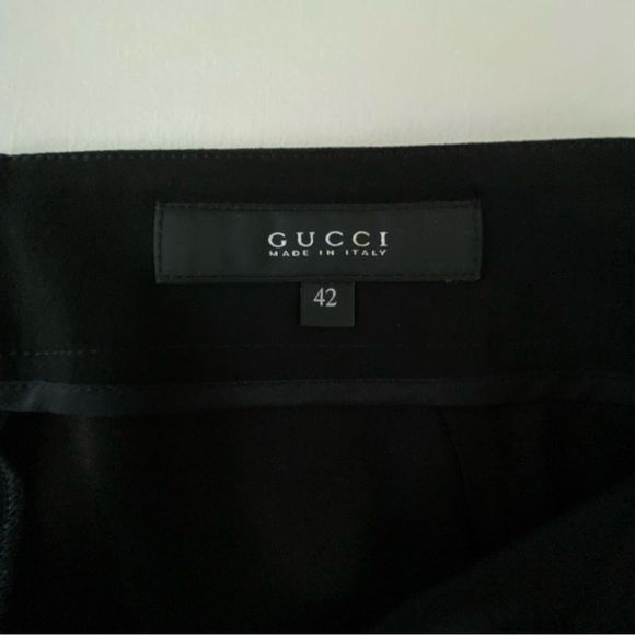 Womens Black Gucci Dress Pants, Size 42 - Picture 6 of 15